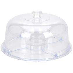 Plateau de service avec couvercle &Oslash;30,5cm H20cm 890g
