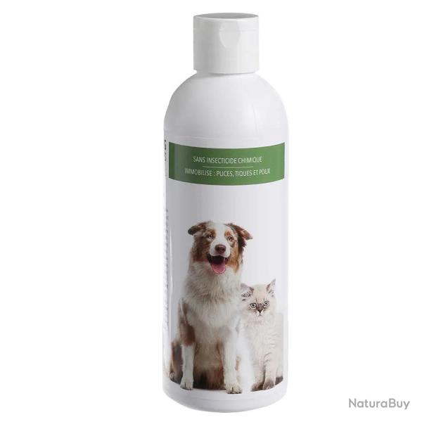 Shampoing insectifuge chien chat 200ml anti-parasites