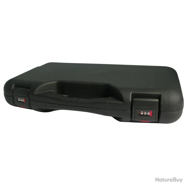 Mallette PVC 50x30x8.5cm avec serrures et 2 clips fermeture