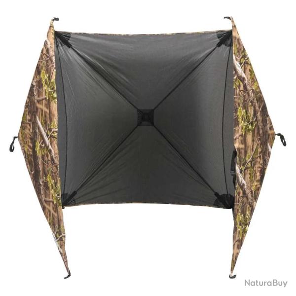 Aff�t escamotable 3 c�t�s 1,40x1,40m mati�re clear view