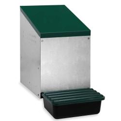 Nid pondoir galvanis&eacute; fond plastique 26,7x52x48cm fixation mur