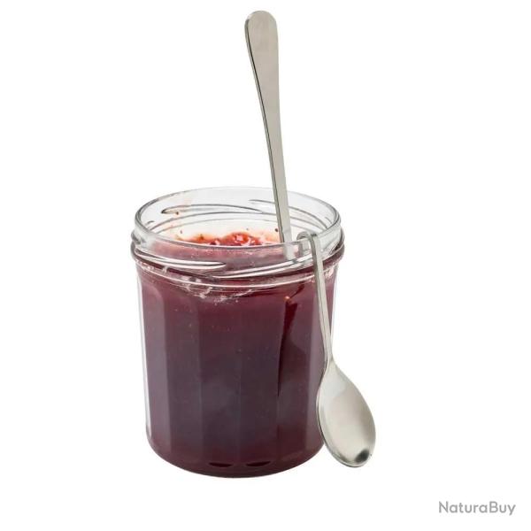 Lot de 2 cuill�res � confiture en inox - Couverts dessert