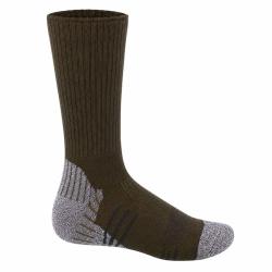 Chaussettes kaki/gris 69% polyester 21% polypropyl&egrave;ne 43 / 46
