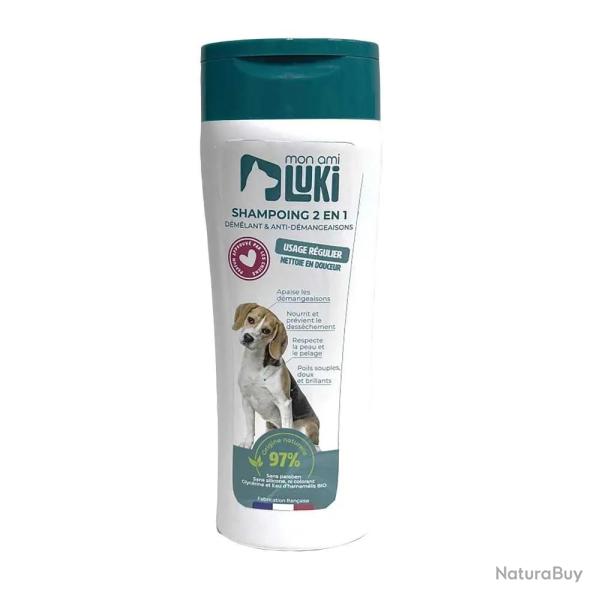 Shampoing 2en1 apaisant anti-d�mangeaisons chien 300ml