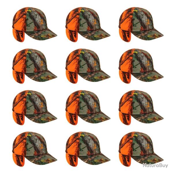 Casquettes Baseball Grand Nord Ghostcamo Polyester Lot 12 Pi�ces