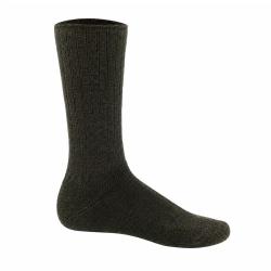 Chaussettes m&eacute;rino kaki non-comprimantes 80% laine 15% polyamide 39 / 42