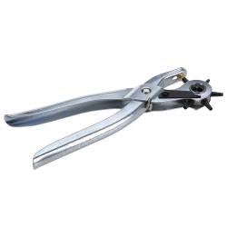 Pince perforatrice m&eacute;tal zingu&eacute; 20cm - trous 22,5/33,5/44,5mm