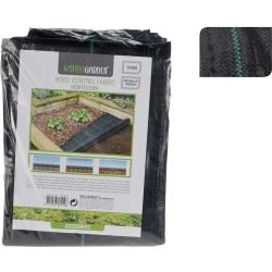 Bâche anti-mauvaises herbes 1x10m polyéthylène 100g/m²