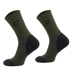 Chaussettes bambou kaki respirantes 40% fibres naturelles mixte 39 / 42