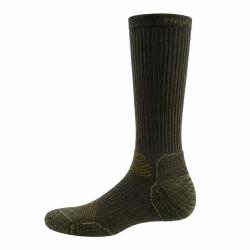Chaussettes m&eacute;rino performances kaki 50% laine - Multimati&egrave;re 43 / 46