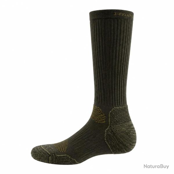 Chaussettes m�rino performances kaki 50% laine - Multimati�re 43 / 46