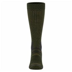 Chaussettes hautes cerf kaki laine m&eacute;rino 40% - Mixte 43 / 46