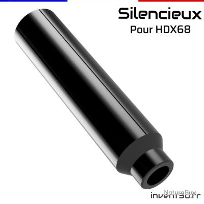 Modérateur De Son Silencieux Mamba M27x1 – Pour Carabine Airsoft CO2 Et Hatsan QE – Fabriqué En France