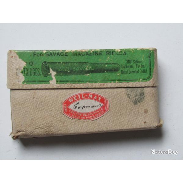 Boite de cartouches 303 SAVAGE