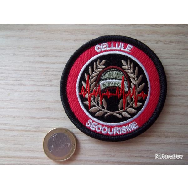 �cusson cellule secouriste pompier insigne collection