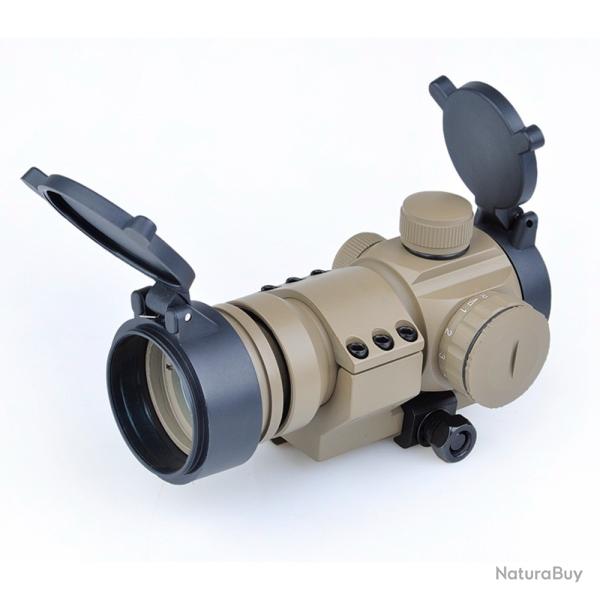 Vise point rouge/vert M3 avec support en L - AO3010-DE