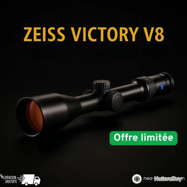 ZEISS VICTORY V8 2.8-20x56 - R�TICULE LUMINEUX 60 - FIXATION RAIL