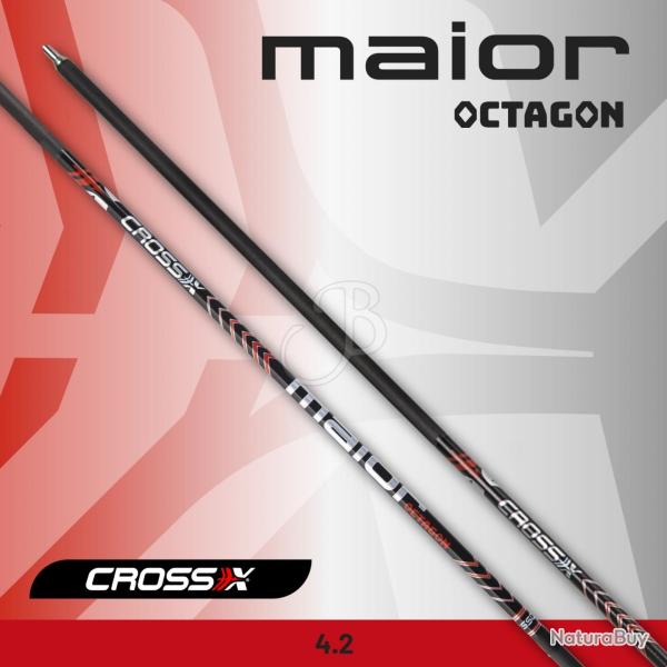 Tube nu pour fl�che Cross-X Maior (par 12) - 300 / 0.002