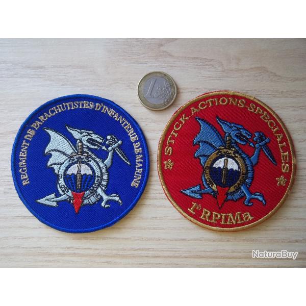 lot militaire 2 �cussons 1er r�giment de parachutistes d'infanterie de marine Bayonne