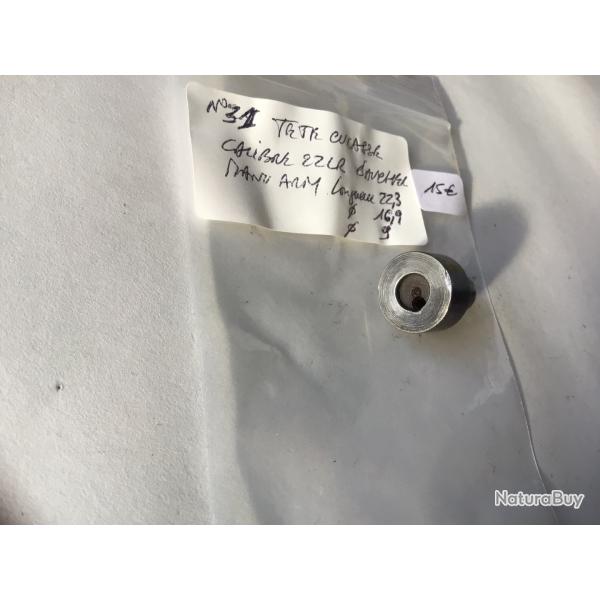 VENDU PAR LE-CUIRASSIER  N�31 T�TE DE CULASSE CARABINE GAUCHER MANUARM CALIBRE 22LR