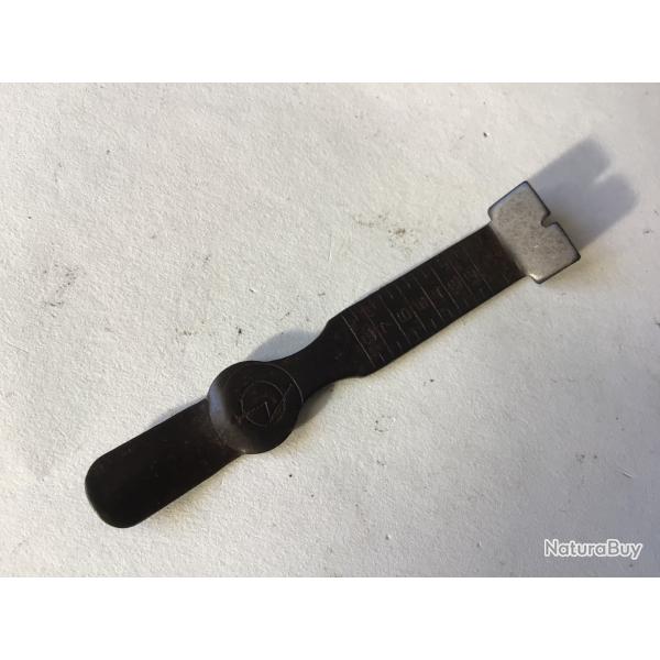 VENDU PAR LE-CUIRASSIER  N60 HAUSSE PLATE GRADUE DE CARABINE  IDENTIFIER