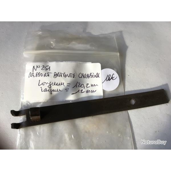 VENDU PAR LE-CUIRASSIER  N�251 RESSORT DE DETENTE CARABINE GAUCHER MANU ARM TOUS CALIBRES