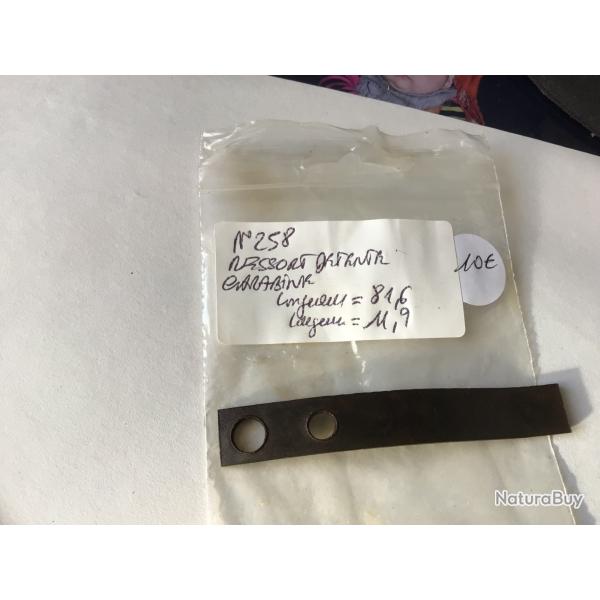 VENDU PAR LE-CUIRASSIER  N�258 RESSORT DE DETENTE CARABINE GAUCHER MANU ARM TOUS CALIBRES