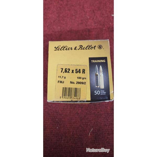 50 MUNITIONS 7,62X54R - FMJ - 180GRS