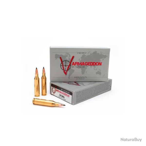 Munitions NOSLER varmageddon cal.243win 55gr vg tb tipped par 20