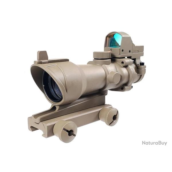 Lunette ACOG 4x32 avec mini point TAN - AO5317-DE