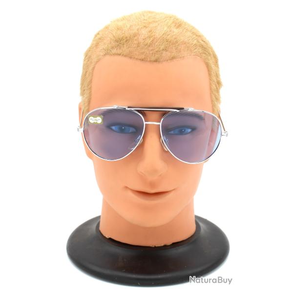 Lunettes de soleil style Ray-Ban USAAF repro verres teints en Bleu