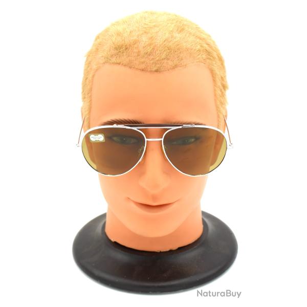 Lunettes de soleil style Ray-Ban USAAF repro verres teints en Brun