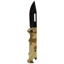 Couteau de poche pliant &agrave; camouflage d&eacute;sert 155cm