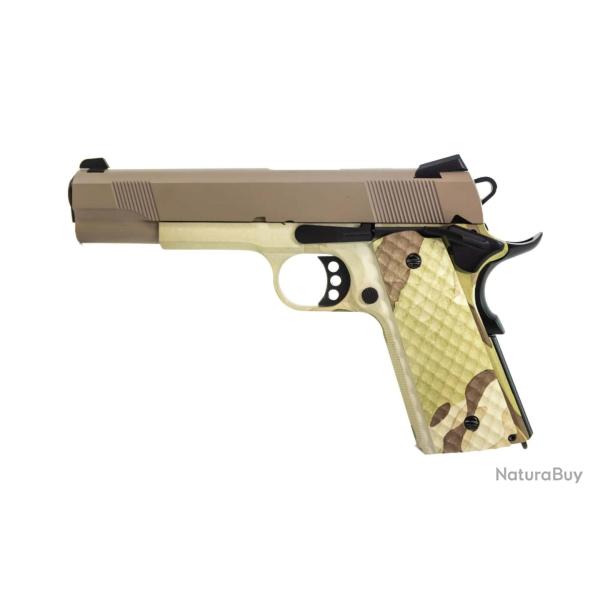R�plique GBB 1911 MEU Raven full metal Hydro Camo / tan 1,0J