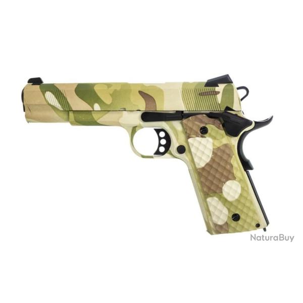 R�plique GBB 1911 MEU Raven full metal gaz Hydro full Camo 1,0J