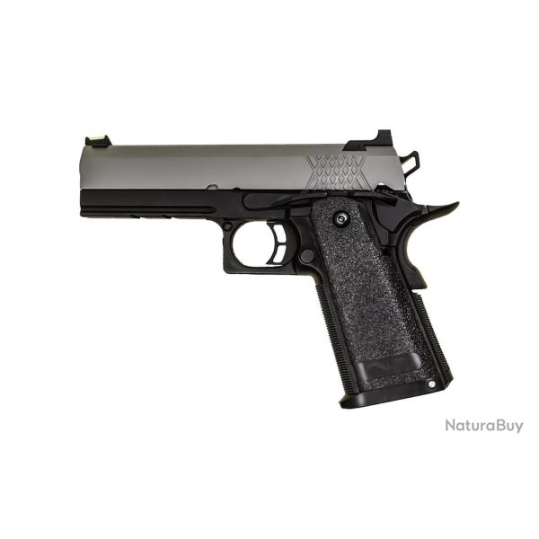 R�plique GBB Raven gaz Hi-Capa 4.3 Noir / Gris 0,9J