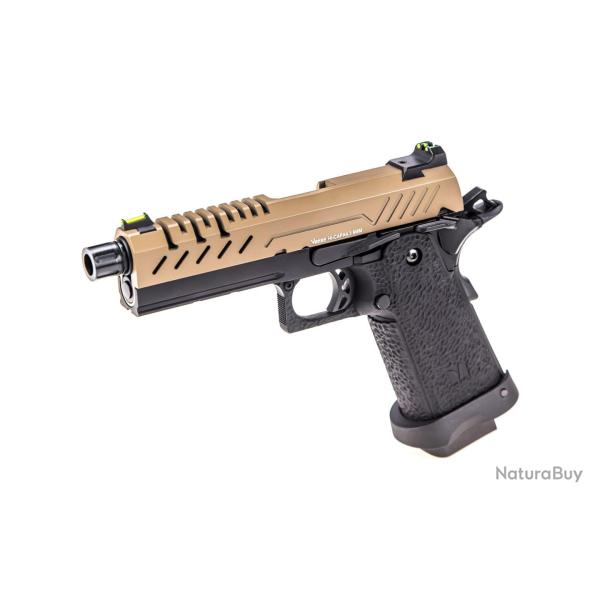 R�plique GBB gaz Hi-Capa 4.3 Noir / Tan 0,9J