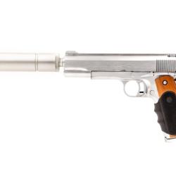 R&eacute;plique GBB gaz VORSK AGENCY VX-9 / Chrome 1,0J