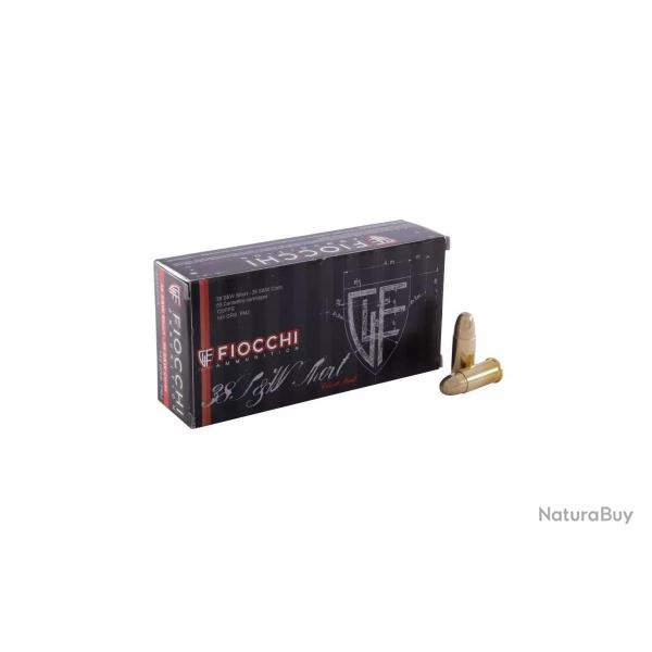 Cartouche FIOCCHI 38 Smith & Wesson Short - Boite de 50
