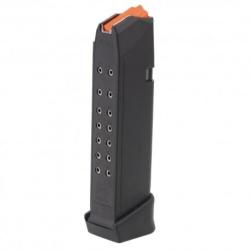 Chargeur Glock OEM 19 gen5 15+2 coups cal 9x19 (&eacute;l&eacute;vateur orange)