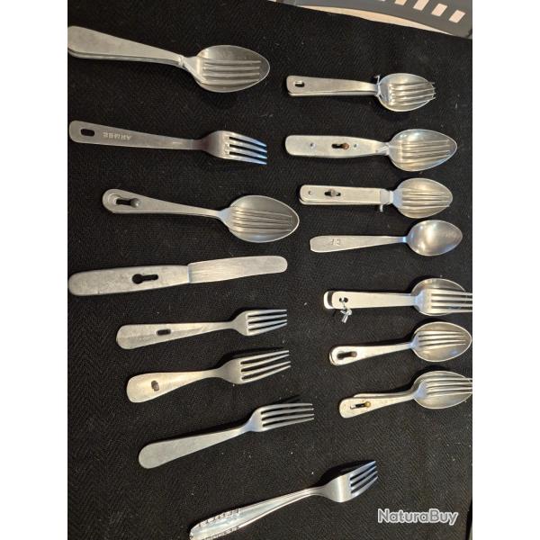 Lot de couverts de l'arm�e fran�aise