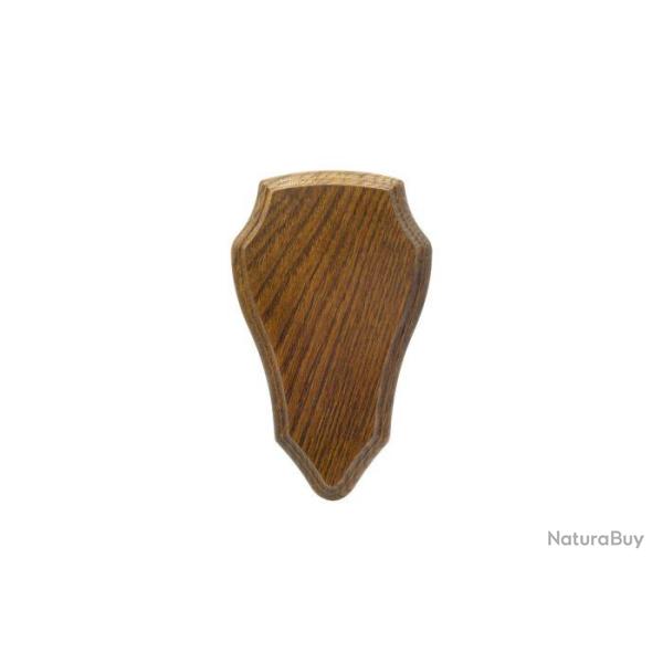 Ecusson en ch�ne dor� Januel chevreuil - 23 x 14 cm