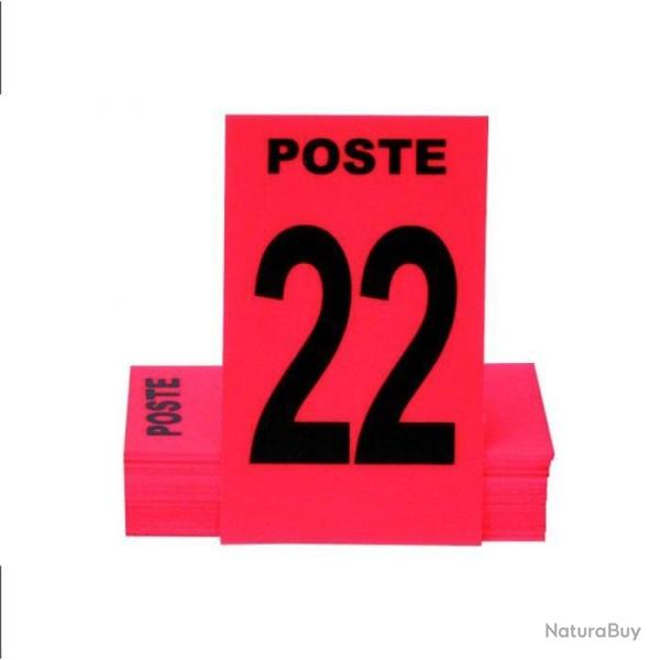 Jeu de 24 Cartes de poste Januel + 3 neutres - Rouge / Standard