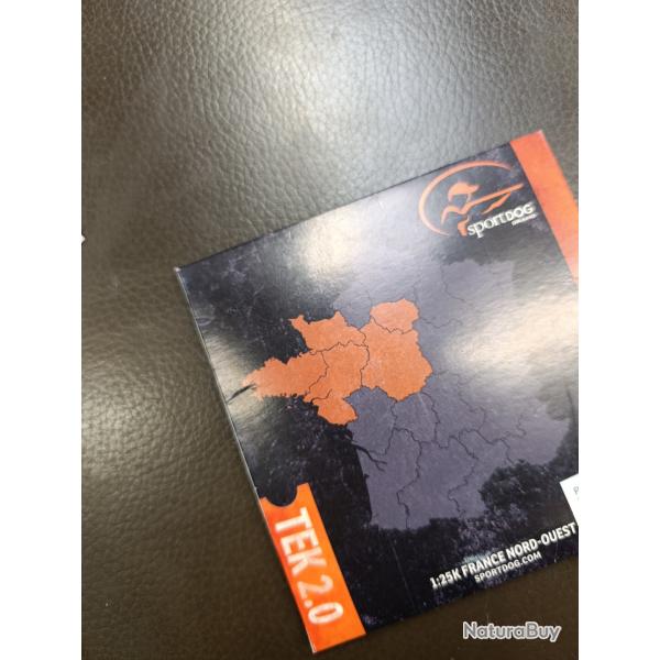 Pack carte : 1/4 nord ouest Sportdog TEK 2.0