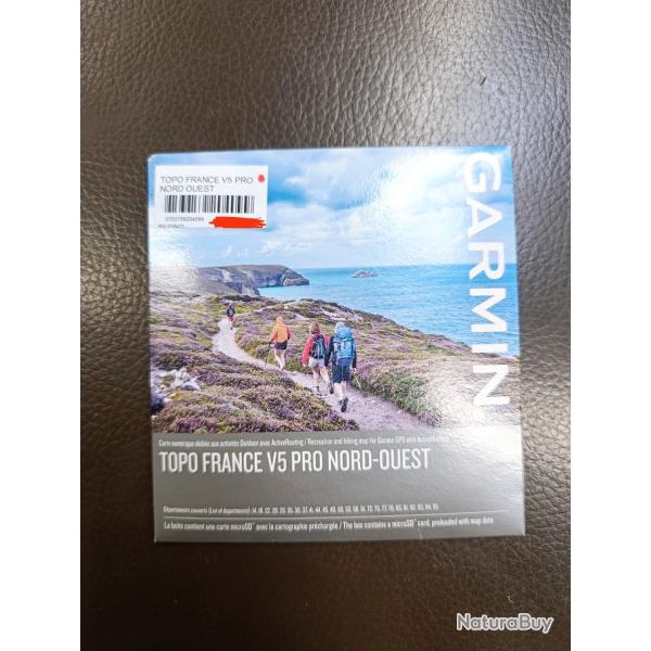 Carte Topo France V5 Pro Nord Ouest Garmin