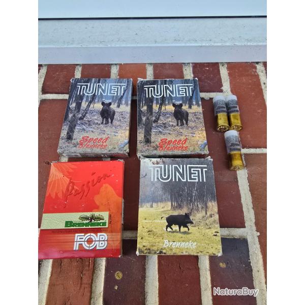 32 balles brenneke calibre 12