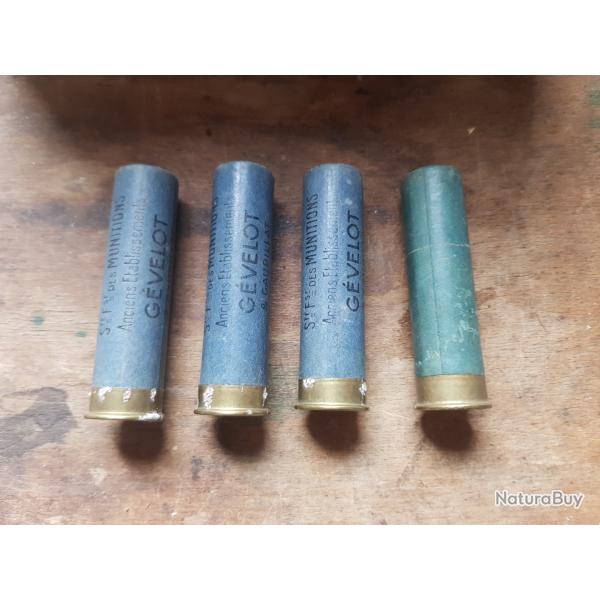 Cartouches anciennes calibre 24