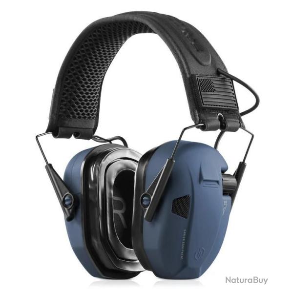 Savior Casque Antibruit Electroniques Bleu