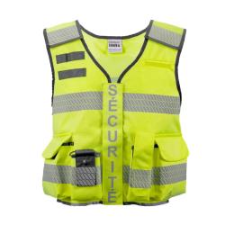 Gilet MULTIPOCKETS ZEBRA Ready 24 EN17353 jaune fluo