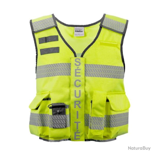 Gilet MULTIPOCKETS ZEBRA Ready 24 EN17353 jaune fluo